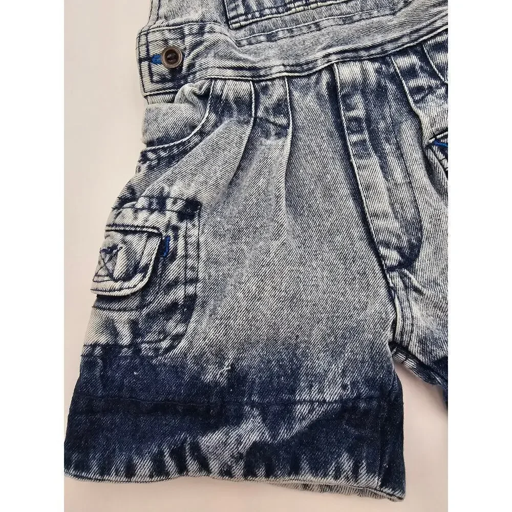 Vintage Body Gear Acid Wash Kids Size 2T Denim Overalls